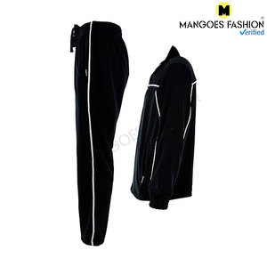 Ensemble de survêtement décontracté en velours délavé respirant pour homme, avec sweat à fermeture éclair et pantalon de survêtement doux et luxueux, poches ajustables - Product Image 3