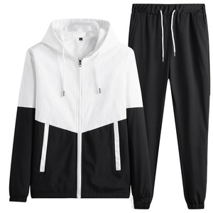 New Spring Men Casual Sets Mens Joggers Hooded Tracksuit Sportswear 2 Piece Sets Hip Hop Running Sports Suit - Product Image 6