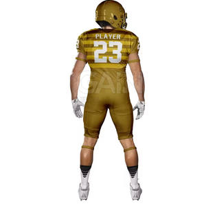 มีจำหน่ายในราคาขายส่งต่ำสุด ชุดอเมริกันฟุตบอลดีไซน์ล่าสุดปี 2025 ชุดอเมริกันฟุตบอลทรงหลวมสำหรับผู้ชาย - Product Image 5