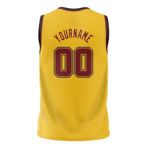 Camisetas de baloncesto para hombre con diseño de uniforme sublimado personalizado al por mayor de fábrica - Product Image 3