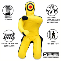Mannequin de grappling en cuir PU de qualité supérieure pour BJJ, MMA, Judo, Arts martiaux, Lutte, couleurs et tailles personnalisables, unisexe, logo personnalisé