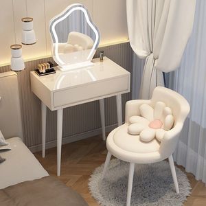 Modern Simple Luxury <b>Black</b> Modular Adjustable Teak Wood Dressing <b>Table</b> Panel Durable Bedroom Makeup <b>Vanity</b> Storage Stainless - Product Image 4