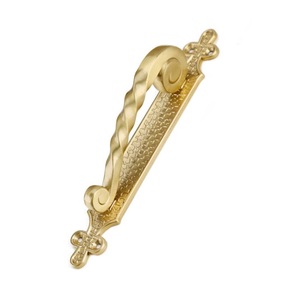 Poignée de porte et de tiroir en laiton pour armoire à usage domestique Boutons et poignée en laiton poli brillant à vendre. - Product Image 3