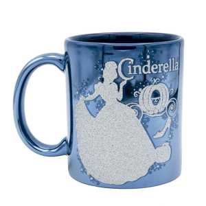 Tasses isothermes métalliques Disney Princesses Blanche-Neige et Cendrillon, compatibles lave-vaisselle et micro-ondes, pour cadeaux personnalisés - Product Image 1