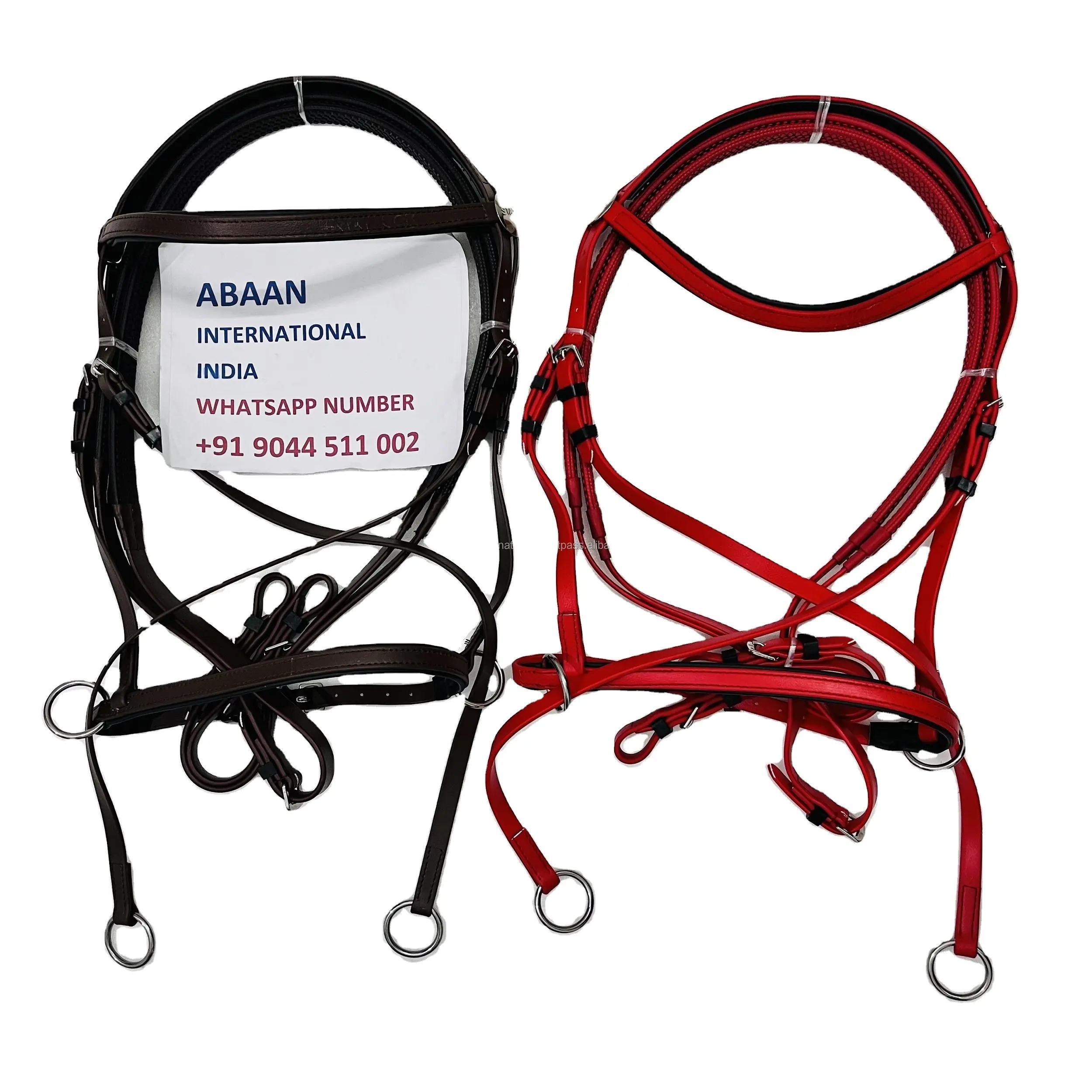 Wholesale Horse Riding PVC Bit less Bridle Leather Look Matt Finishh With Brass Fittings in Very Reasonable price