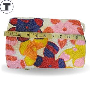 Sac à perles multicolores avec poignée, sac à main, sac à main décontracté, artisanat indien, fait à la main, sac baguette, - Product Image 6