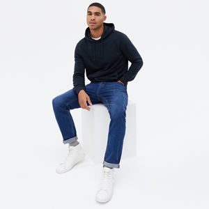 Sweat-shirt de luxe à col montant, de haute qualité, en coton biologique lourd, sweat-shirt à logo personnalisé, sweat-shirt à col rond surdimensionné - Product Image 2