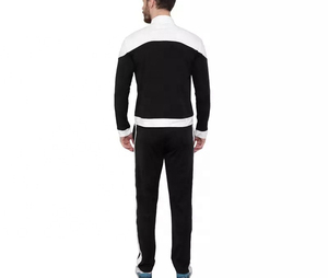 Ensemble de survêtement pour homme de haute qualité, col montant, fermeture éclair, coupe ajustée, jogging, impression personnalisée, vêtements de sport respirants - Product Image 4
