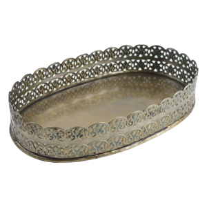 Handmade <b>Vintage</b> Serving Tray Painted <b>Kitchen</b> <b>Accessories</b> Various Size Wholesale Price Manufacture of Metal Tray - Product Image 5
