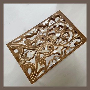 กล่องของขวัญอะคริลิคสุดหรูพร้อมฝาปิดไข่มุกงานทำมือดีไซน์สวยงามสำหรับงานแต่งงานงานแต่งของขวัญแบบอาหรับ - Product Image 2