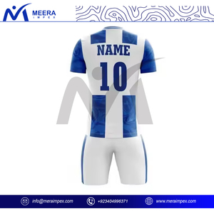 Uniforme de Fútbol Personalizado OEM 100% Poliéster, Ligero, de Manga Corta, Nuevo Diseño, Transpirable, de Secado Rápido, Ropa de Entrenamiento, Camisetas de Fútbol Deportivas - Product Image 4