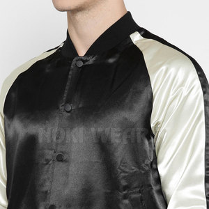 Chaqueta Universitaria de Satén para Hombre, Venta Directa de Fábrica, Marca Privada, Ropa Casual - Product Image 5