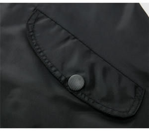 Chaqueta Bomber para Hombre de Talla Grande, Calidad Premium, Logotipo Frontal Personalizado, Estilo Urbano, Transpirable, Resistente al Viento, Varios Colores - Product Image 4