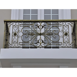 Barandillas de Balcón Modernas, Seguras y Elegantes para Sala de Estar de Villa, Construcción de Acero/Hierro Forjado para Hogares con Estilo - Product Image 4