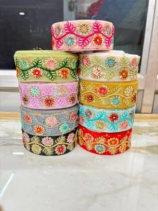 Tela de Encaje Bordado con Cordón Estilo Francés para Velos de Novia, Bordado con Cuentas Pesadas, Vestidos de Alta Costura Ecológicos, Color Personalizado - Product Image 4