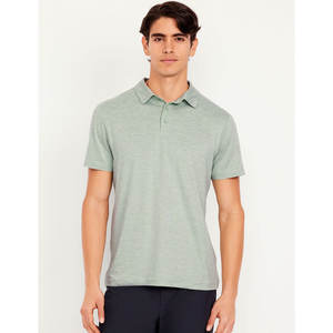 OEM/ODM logotipo personalizado bordado de secado rápido de algodón al por mayor liso manga corta polos para hombres - Product Image 1