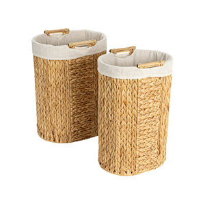 Natural Seagrass Vintage Woven Storage <b>Basket</b> <b>Large</b> Size for Kitchen & Bathroom <b>Laundry</b> Storage - Product Image 5