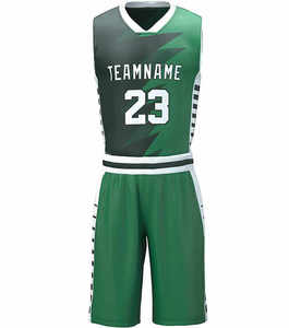 Uniformes de baloncesto Unisex totalmente personalizados de alta calidad, conjuntos transpirables de talla grande para entusiastas de los deportes, proveedor de Pakistán - Product Image 6