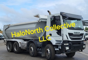 Camion benne moyen d'occasion Stralis 480 8X4, transmission automatique, conduite à gauche, diesel Euro 6, caméra - Product Image 3