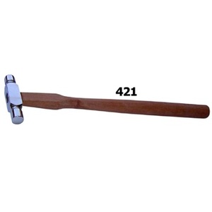 Marteau à tête sphérique de type pein avec manche en bois, outils pour bijoux - Product Image 3