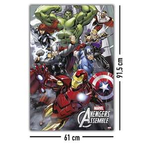 <b>Marvel</b> Comics Avengers Modern-Style Poster for Wall Decor - Product Image 2
