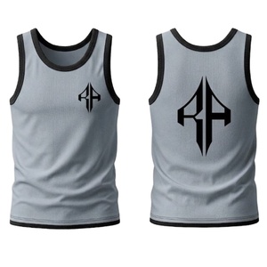 Customized Design Technics <b>Printed</b> <b>Material</b> 100%Cotton Men's Tank Style Causal Premium Quality by RIVIAN ATLANTIC - Product Image 1