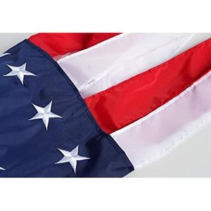 Guirnalda de banderas de EE. UU. con estrellas bordadas para el 4 de julio, guirnalda de banderas de EE. UU. con rayas colgantes para exteriores - Product Image 2