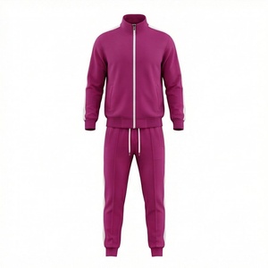 Chándal de Forro Polar con Cremallera de Última Moda, Calidad Superior, Mangas Largas, Cintura con Cordón Ajustable, Capucha, Ideal para Invierno para Hombre - Product Image 1