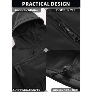 OEM personnalisé 100% polyester toile maille doublure avant Insert fermeture éclair complète col haut hommes coupe-vent pluie fermeture éclair brodée - Product Image 2