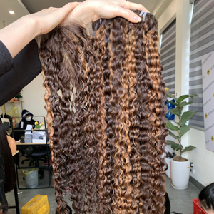 Peluca de cabello humano vietnamita para mujeres negras rizadas euroasiáticas VIetnamhairluxury 100% extensión de cabello humano vietnamita - Product Image 1