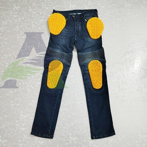 กางเกงยีนส์สไตล์เสริมสำหรับผู้ชายกางเกงคาร์โก้มอเตอร์ไซด์แบบผอมพร้อมซับในเคฟลาร์ผ่านการรับรอง CE - Product Image 2