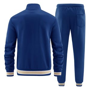 Chándales de colores personalizados para hombre, conjunto de 2 piezas, chaqueta y pantalones de chándal con cremallera para hombre, chándales, ropa deportiva, conjuntos de Jogger de entrenamiento, venta al por mayor - Product Image 6