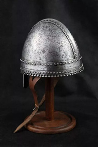 Casco vikingo medieval temprano, portátil con casco griego Cuchillas de acero, cuchillos industriales DIY, soporte de personalización OEM - Product Image 5