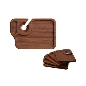 Lot de 6 plateaux de service à cocktails pour divertir et exposer boissons et canapés - Product Image 2