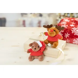 Porte-clés en peluche renne personnalisé par Julren - Product Image 4