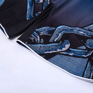 Pantalones cortos de MMA para hombre, ropa de verano y lucha, nueva moda, pantalones cortos informales para hombre, Kimono Jiu JitSu 100% Spandex \ poliéster, pantalones cortos para hombre - Product Image 6