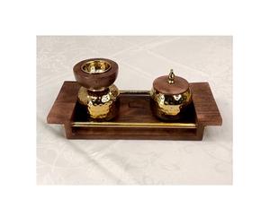 Quemador de Incienso de Sándalo Religioso de Acero Inoxidable Color Plata, Quemador de Incienso Mabkhara de Tamaño y Forma Personalizados para Uso Doméstico - Product Image 4