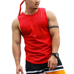 Débardeurs pour hommes Meilleure qualité Logo personnalisé Vente en gros Respirant Gym Workout Hommes Débardeur Active Wear - Product Image 2
