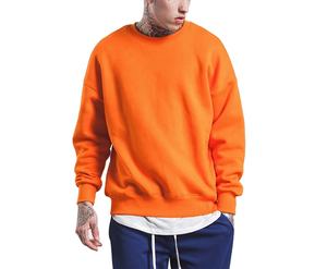 Prêt à Expédier Hommes Sweatshirts Blanc Surdimensionné Personnalisé Couleur Ras Du Cou Sweat Hommes Personnalisé À La Mode Sweatshirts Pour Hommes - Product Image 6