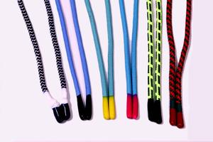Cordon tressé sur mesure avec extrémité en silicone, imperméable et résistant aux hautes températures pour vêtements, chaussures, sacs, tentes - Product Image 4