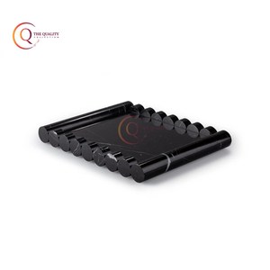 Plateau de service en marbre noir Design élégant avec des collations de qualité supérieure Fruits et fruits secs Plateau de service Vaisselle Plats plaqués - Product Image 6