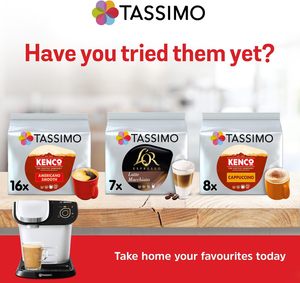 Cápsulas de Café con Leche Tassimo Kenco x16 (Paquete de 5, Total 80 Cápsulas) - Product Image 3