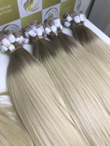 Blanc vierge vietnamien Remy pur brut non transformé en vrac Extensions de cheveux naturel lâche vague profonde Style pur cheveux humains racines sombres - Product Image 6