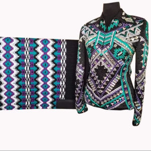 Veste de spectacle Western Custom Rodeo Queen avec coussinet Fermeture à glissière respirante Fourniture ODM - Product Image 1