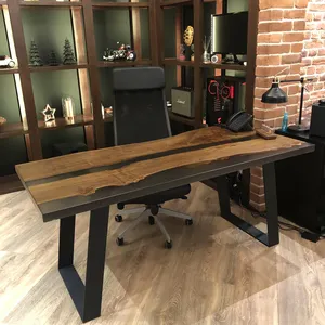 Escritorio de Madera Sólida Personalizado “Status” – Escritorio Ejecutivo de Madera de Primera Calidad - Product Image 1