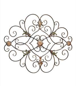 Classique arbre Design mur Arts pour la maison hôtel salon chambre décoration murale couleur or et vert Unique métal mur Art décor à la maison - Product Image 4