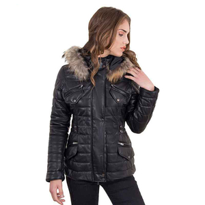 Veste de moto en peau de mouton véritable sur mesure, respirante, coupe-vent, séchage rapide, réversible, manches longues, vêtements d'extérieur pour femmes, vente en gros - Product Image 5