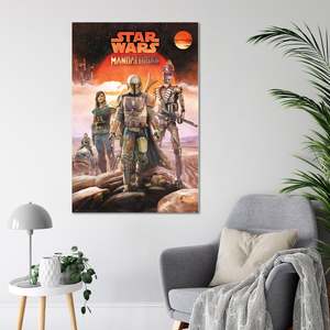 Póster Moderno de la Tripulación de The Mandalorian para Decoración de Pared - Product Image 3