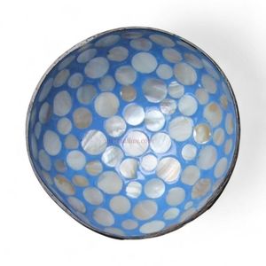 Cuenco de Coco con Incrustaciones de Nácar, Hecho a Mano con Material Natural para Servir Alimentos y Decorar Mesas, Procedente de Vietnam - Product Image 2