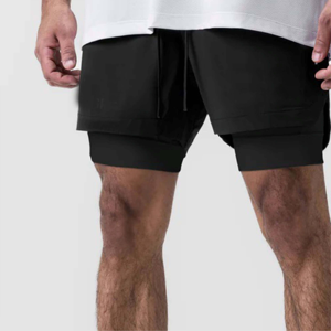<b>Men's</b> Casual Drawstring <b>Shorts</b> with Elastic Waistband - Soft and Comfortable for Everyday Wear, Gym, and <b>Lounging</b> - Product Image 6